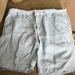 Heritage Sky Blue Men's Flat Front Shorts
